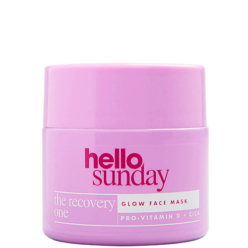 Маска после загара HELLO SUNDAY Маска для сияния кожи лица восстанавливающая и увлажняющая The Recovery One Glow Face Mask