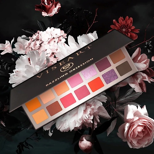 Тени для век VISEART Тени для век VISEART Тени для век Charming Obsession Eyeshadow