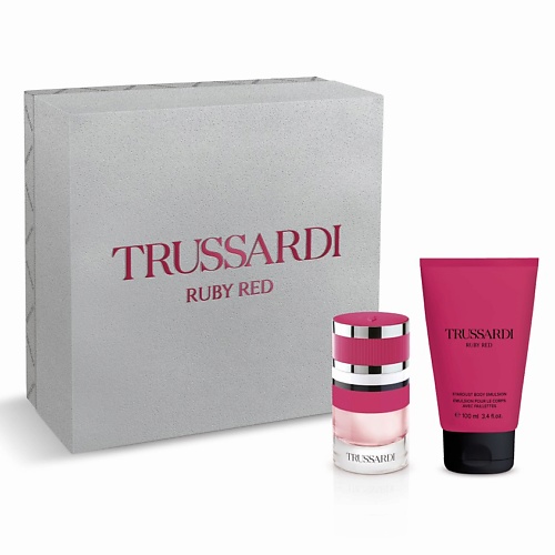 TRUSSARDI Подарочный набор женский RUBY RED