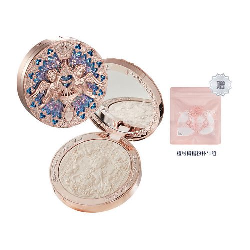 Хайлайтер для лица FLOWER KNOWS Компактный хайлайтер Little Angel Embossed Highlighter