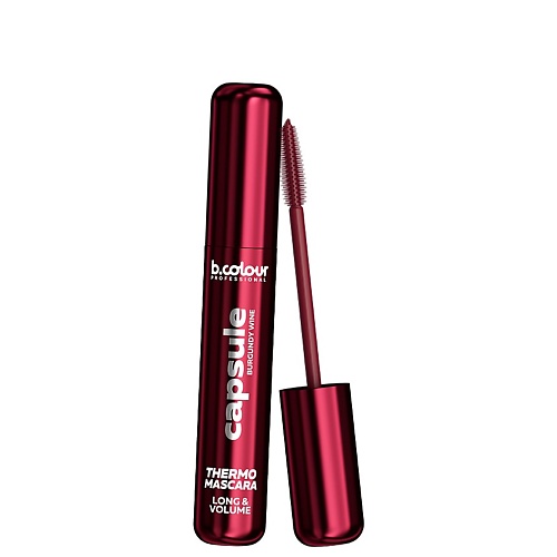 B.COLOUR PROFESSIONAL Тушь для ресниц бордовая термотушь бургунди CAPSULE