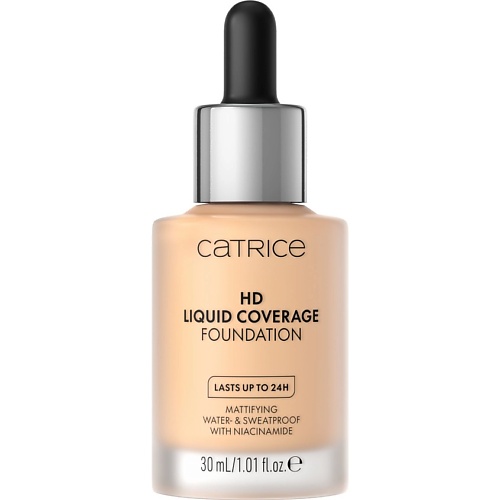 Тональное средство CATRICE Тональная основа с матовым финишем HD Liquid Coverage Foundation 010