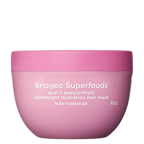 Маска для волос BRIOGEO Маска для волос Superfoods Acai + Passionfruit Lightweight Hydration