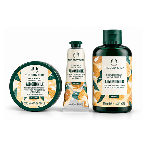Набор средств для ухода за телом THE BODY SHOP Набор для тела Almond Milk Essentials