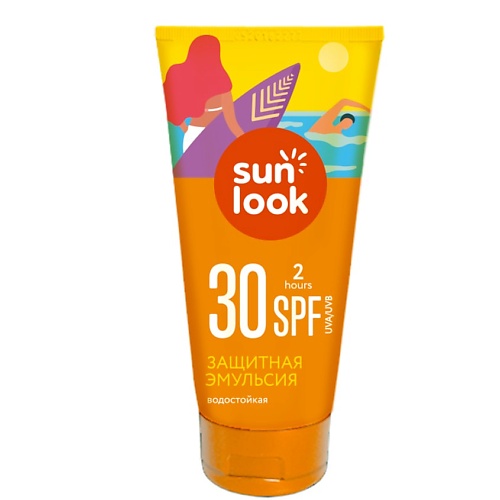 SUN LOOK Эмульсия для тела солнцезащитная водостойкая spf-30 150
