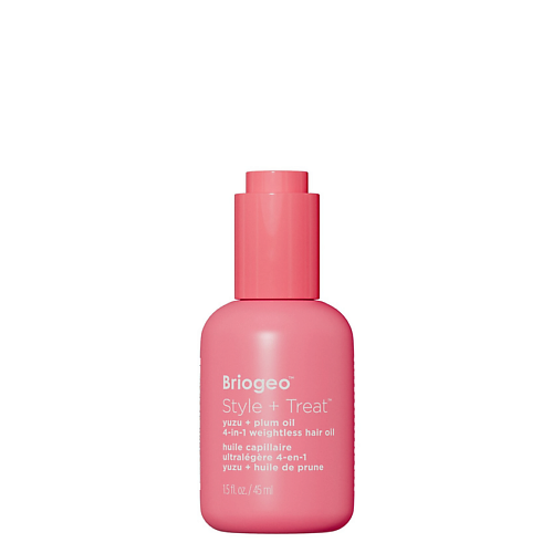 BRIOGEO Масло для волос Style + Treat Yuzu + Plum Oil 4-in-1 Weightless 45