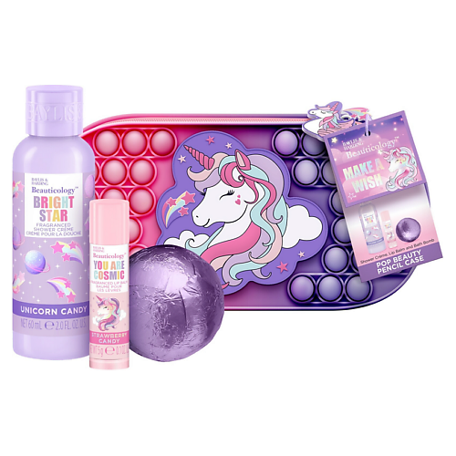 Набор средств для ухода за телом BAYLIS&HARDING BAYLIS & HARDING Подарочный набор Beauticology Cosmic Unicorn Pop Beauty Pencil Case