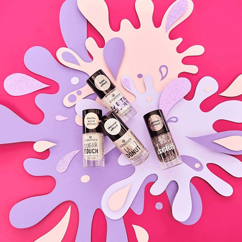 Лак для ногтей ESSENCE Лак для ногтей GLAZED DONUT TRANSFORMING TOP COAT