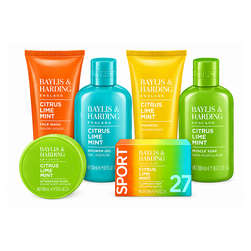 BAYLIS&HARDING BAYLIS & HARDING Подарочный набор для тела Citrus Lime & Mint Shower & Prep