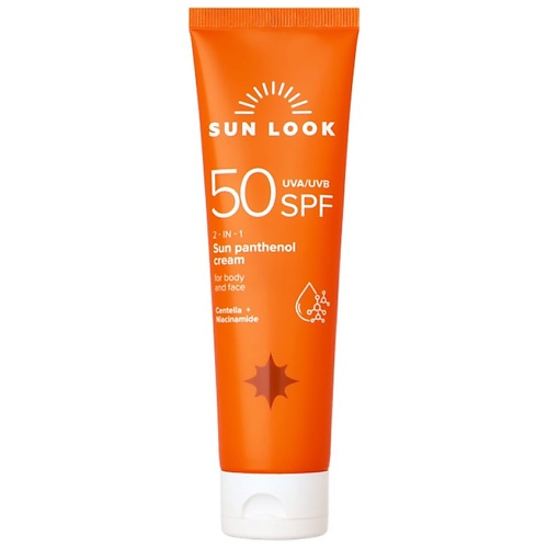 SUN LOOK Крем для тела солнцезащитный с пантенолом SPF-50 75