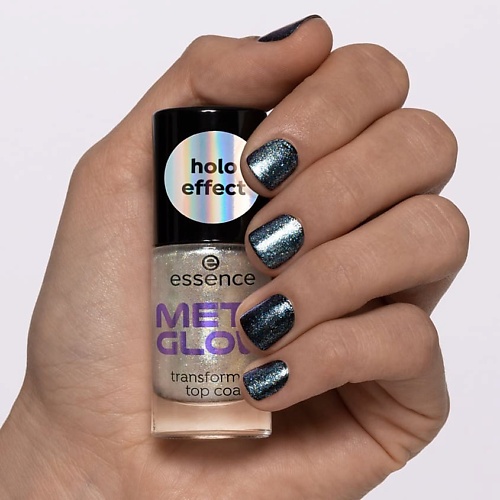 Лак для ногтей ESSENCE Лак для ногтей META GLOW TRANSFORMING TOP COAT