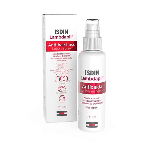 Лосьон для кожи головы ISDIN Лосьон для кожи головы ISDIN Лосьон для кожи головы Anti-Hair Loss Lotion Spray Lambdapil