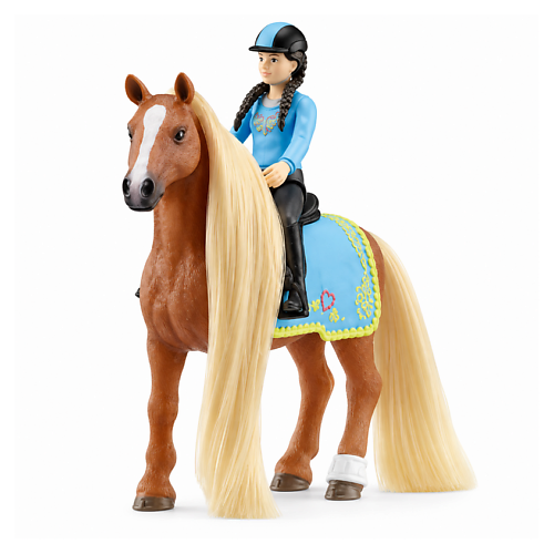 Развивающая игрушка SCHLEICH Набор игровой Horse Club Kim и Caramelo