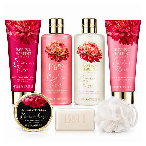 Набор средств для ухода за телом BAYLIS&HARDING BAYLIS & HARDING Набор для тела Boudoire Rose