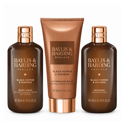 BAYLIS&HARDING BAYLIS & HARDING Подарочный набор для тела Black Pepper & Ginseng Trio