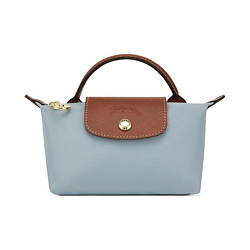 Сумка Le Pliage Recycled Polyamide Canvas Handbag Women's Blue & Brown