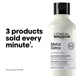 Шампунь для волос ANTI-METAL CLEANSING CREAM, SULFATE FREE, SERIE EXPERT