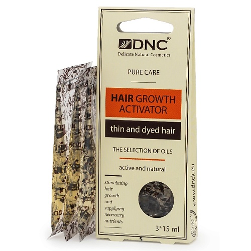 DNC Масло-активатор роста для тонких и окрашенных волос The Selection of Oils Hair Growth Activator флоресан масло активатор загара водостойкий спф20 150мл ф120а