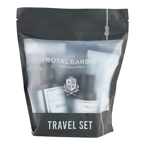 Набор средств для ванной и душа ROYAL BARBER Набор TRAVEL SET гигиенический набор для путешествий в ассортименте foramen travel set max 3 шт