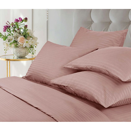 цена Комплект постельного белья VEROSSA Комплект постельного белья Stripe 2-спальный Rouge