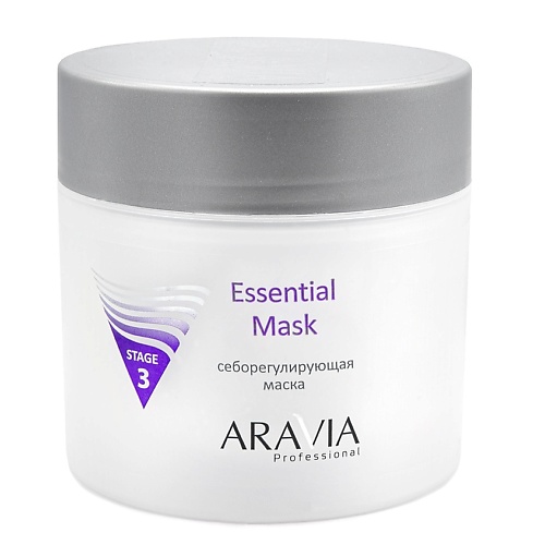 Маска для лица ARAVIA PROFESSIONAL Маска себорегулирующая Essential Mask маска для лица aravia professional крем маска суперувлажняющая hyaluronic acid mask
