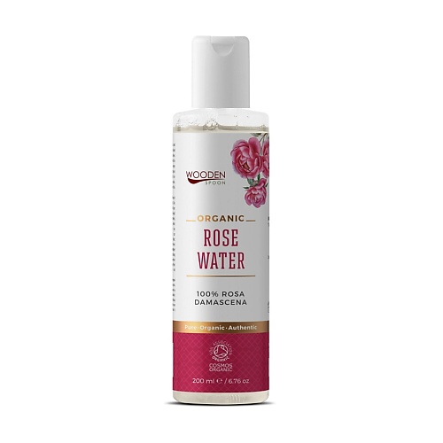 Мицеллярная вода WOODEN SPOON Вода розовая натуральная для лица Rose Water 100% Rosa Damascena мицеллярная вода для лица sea rose micellar water 100 мл
