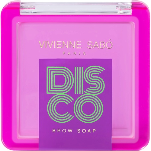 Фиксатор для бровей VIVIENNE SABO Фиксатор для бровей Disco brow soap фиксатор мыло гель для укладки и фиксации бровей brow soap клубника