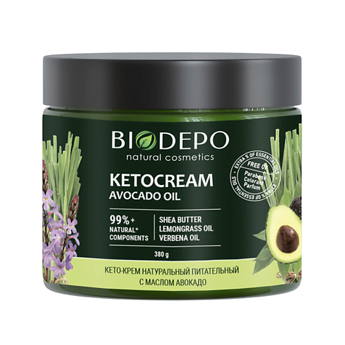 Крем для тела BIODEPO Кето-крем питательный универсальный с маслом авокадо Nourishing Universal Keto-Cream With Avocado Oil цена и фото
