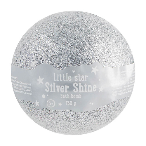 

MORIKI DORIKI Бомбочка для ванны Серебряное Сияние Little Star, Бомбочка для ванны Серебряное Сияние Little Star
