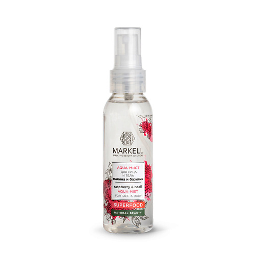 

MARKELL AQUA-мист для лица и тела Малина и базилик, AQUA-мист для лица и тела Малина и базилик