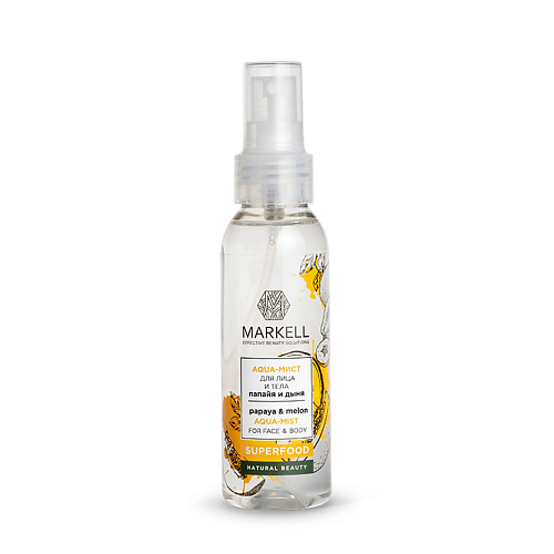 

MARKELL AQUA-мист для лица и тела Папайя и дыня, AQUA-мист для лица и тела Папайя и дыня