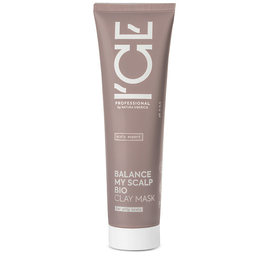 ICE BY NATURA SIBERICA Маска - глина для очищения, восстановления кожи головы Balance My Scalp Bio Clay Mask meela meelo маска белая глина миндаль