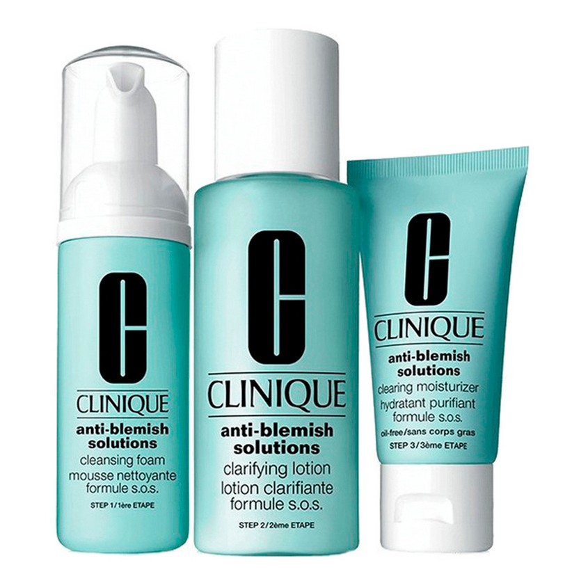 

CLINIQUE Набор 3-Cтупенчатая Система для ухода за проблемной кожей Anti-Blemish 3-Step System