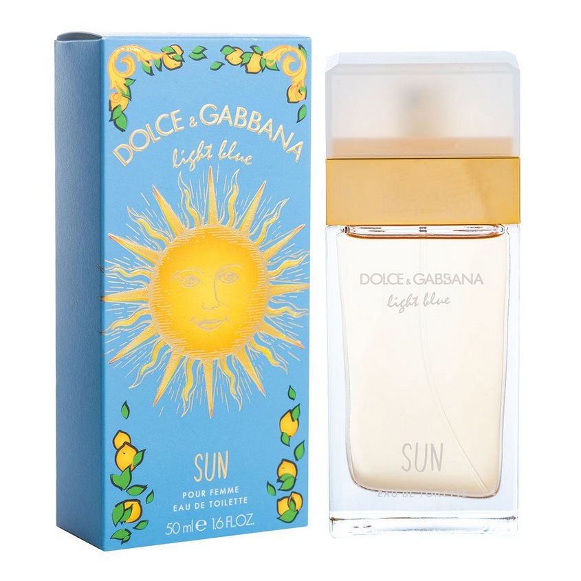 dolce and gabbana light blue sun women