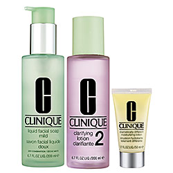 CLINIQUE Набор 3-ступенчатая система 2 clinique уникальное увлажняющее средство dramatically different moisturizing lotion