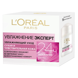 L`OREAL Увлажняющий уход Увлажнение Эксперт для сухой и чувствительной кожи 50 мл