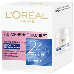 L`OREAL Крем для области вокруг глаз Увлажнение Эксперт 15 мл l oreal loreal нечетное полупрозрачный розовый омолодить ремонт крем 30мл l oreal макияж порошок bb bb крем крышка изъяны изоляция