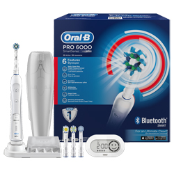Приборы для ухода за полостью рта ORAL-B Электрическая зубная щетка Pro6000 + Smart Guide (тип 3764)
