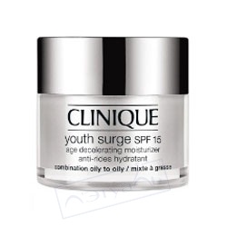 Купить CLINIQUE Увлажняющий крем для лица, сохраняющий молодость кожи Youth Surge SPF 15 Age Decelerating Moisturizer для жирной кожи