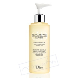 фото Dior нежное масло для мгновенного снятия макияжа с экстрактом чистой лилии huile douceur demaquillante express