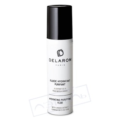 DELAROM Очищающий и увлажняющий флюид для лица с экстрактом льна для комбинированной и жирной кожи 5