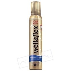 WELLA      WELLA Мусс для укладки волос объем до двух дней сильной фиксации Wellaflex