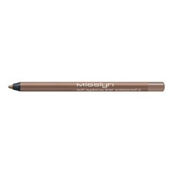 MISSLYN Водостойкий карандаш для бровей soft eyebrow liner waterprof № 8 Ebony, 1.2 г