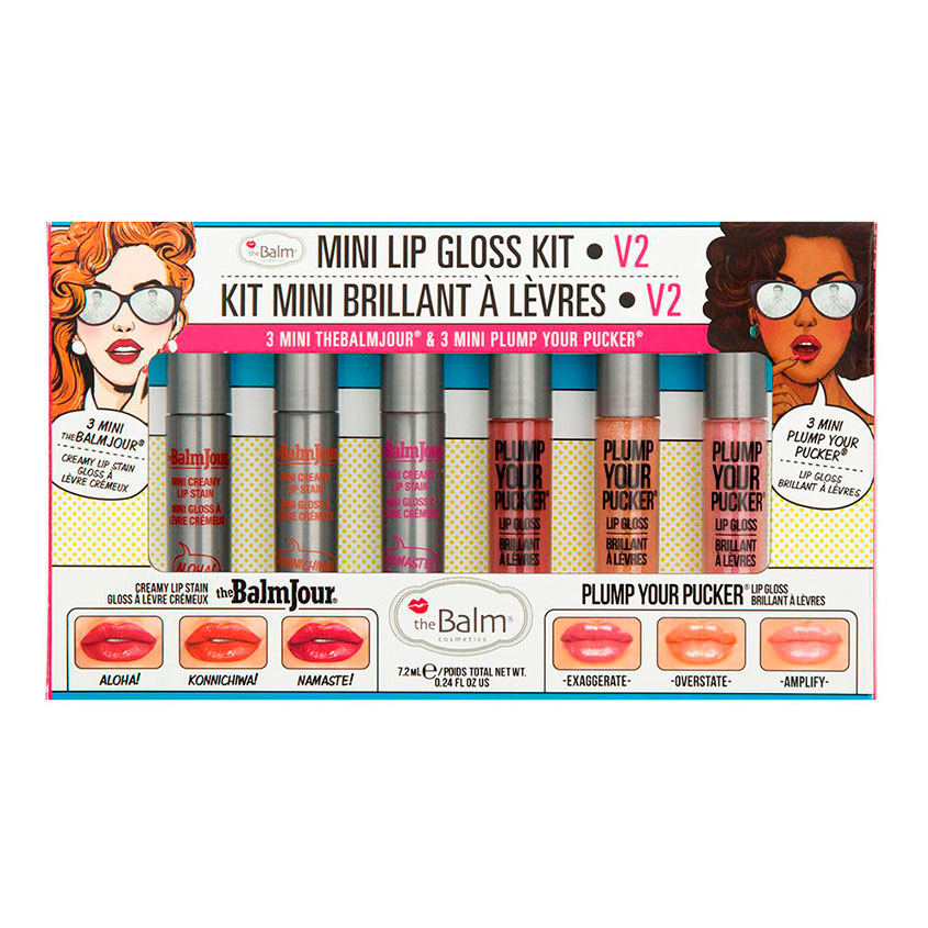 

THEBALM Набор мини-блесков Gloss Kit V2
