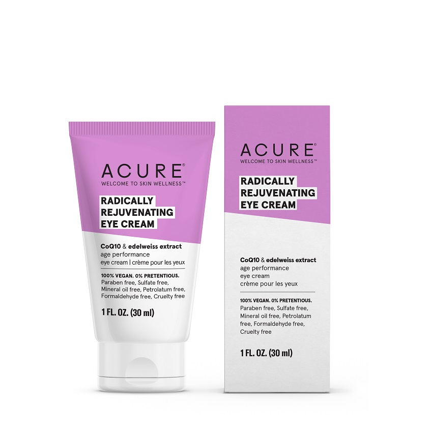 

ACURE Крем для глаз с Коэнзимом Q10 и экстрактом Эдельвейса
