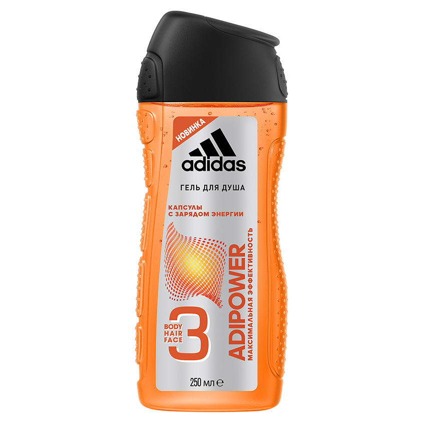 ADIDAS 3 в 1 гель для душа для мужчин Adipower