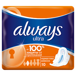 

ALWAYS Ultra Женские гигиенические прокладки ароматизированные Normal Plus Single