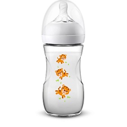 Авент бутылочка natural с силиконовой соской медленный поток для детей с 1 мес. 260мл (scf070/20)