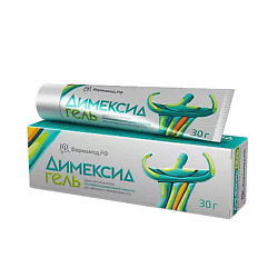 Димексид гель д/наруж. прим. 25% туба 30г