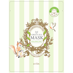

A;T FOX Маска для лица, поддерживающая гидро-липидный баланс кожи GREEN TEA 20 мл